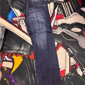 Dark Blue Denim Jeans